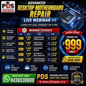 PDS Advanced Motherboard Repair Webinar 2026
