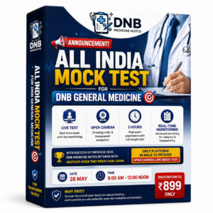 DNB General Medicine All India Mock Test 2026 | Open Camera LIVE Test